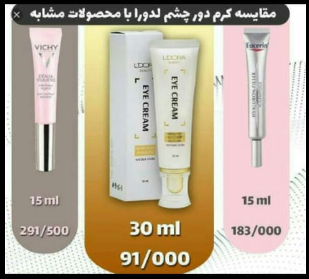 کرم دور چشم لدورا