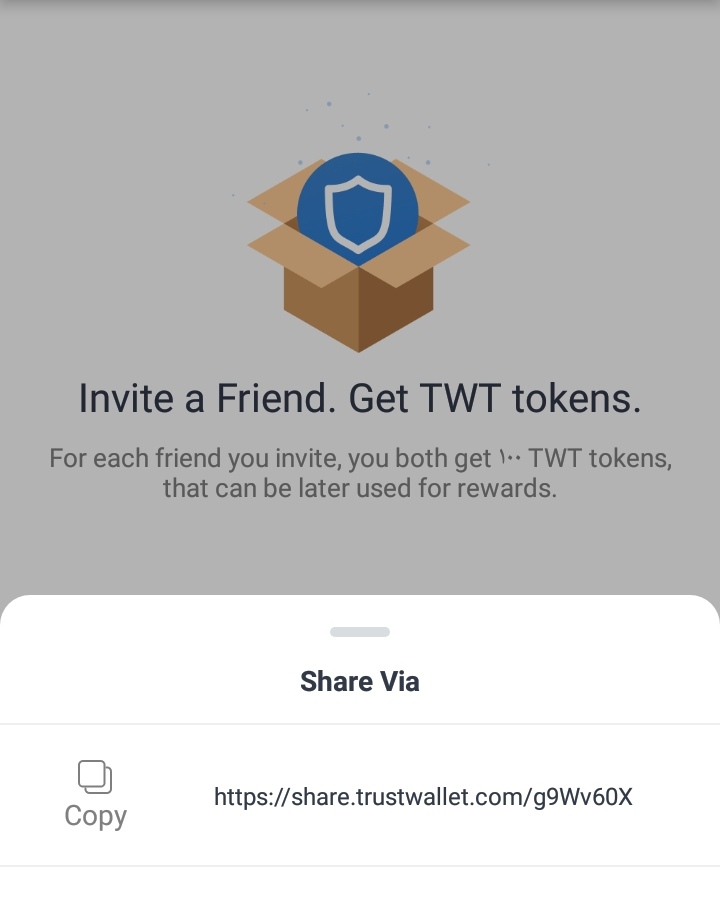 کسب 100twtتوکن تراست والت رایگان