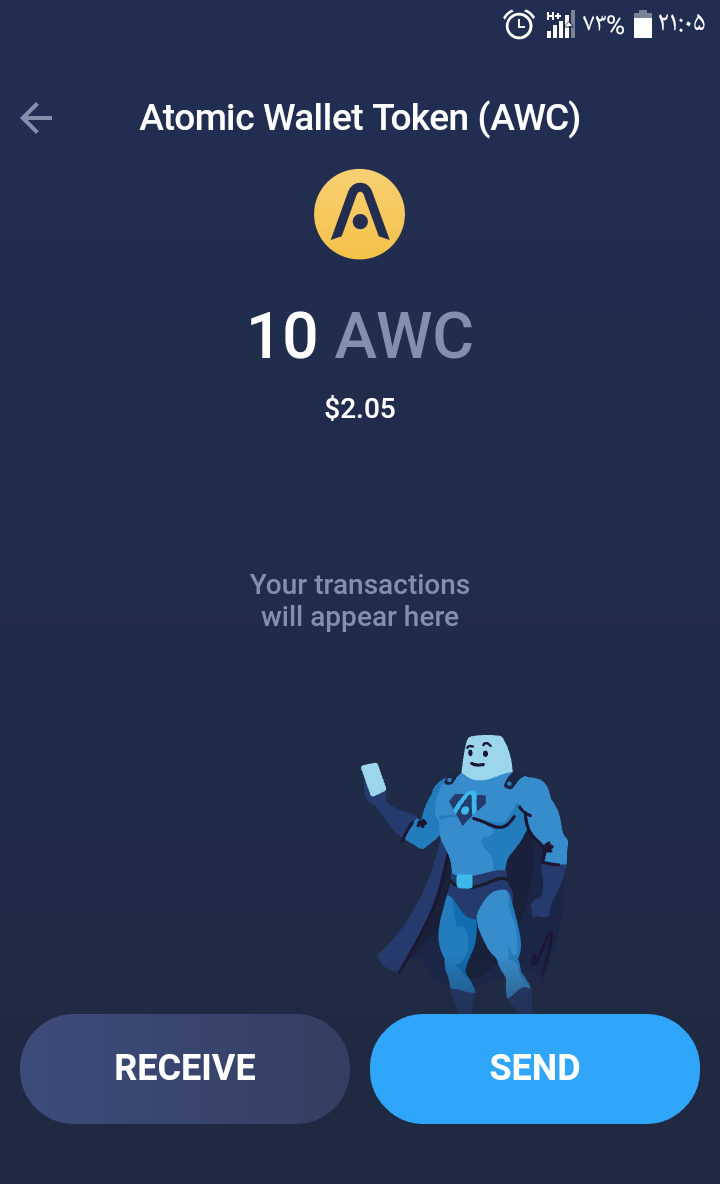 دریافت 10 توکن رایگان AWC