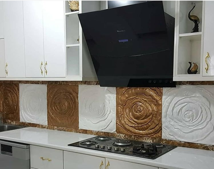 سنگ نما طرح گل