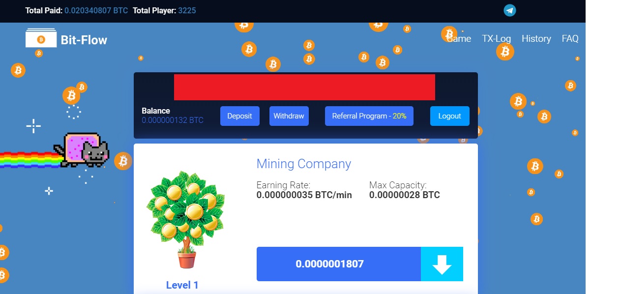سایت کلیکی بیتکوین (وضعیت: در حال بررسی)