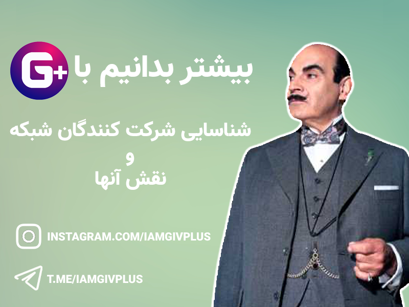 شناسایی شرکت کنندگان شبکه و نقش آنها