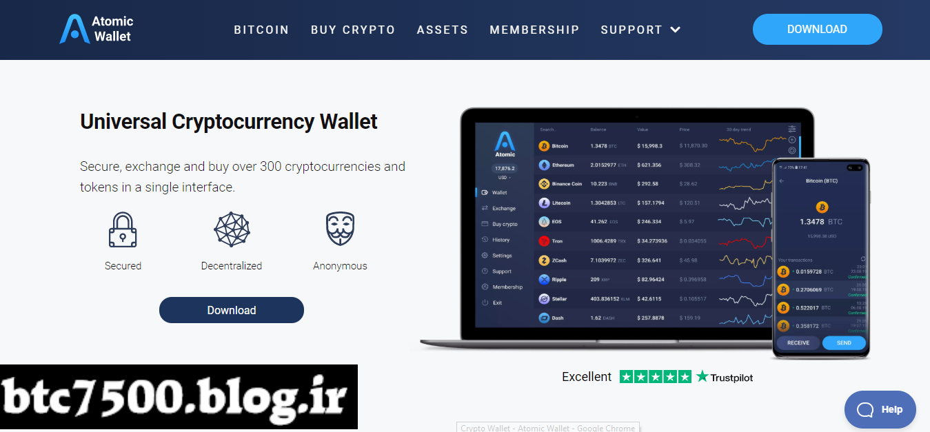 کیف پول اتومیک Atomic Wallet و ایردراپ معتبر  