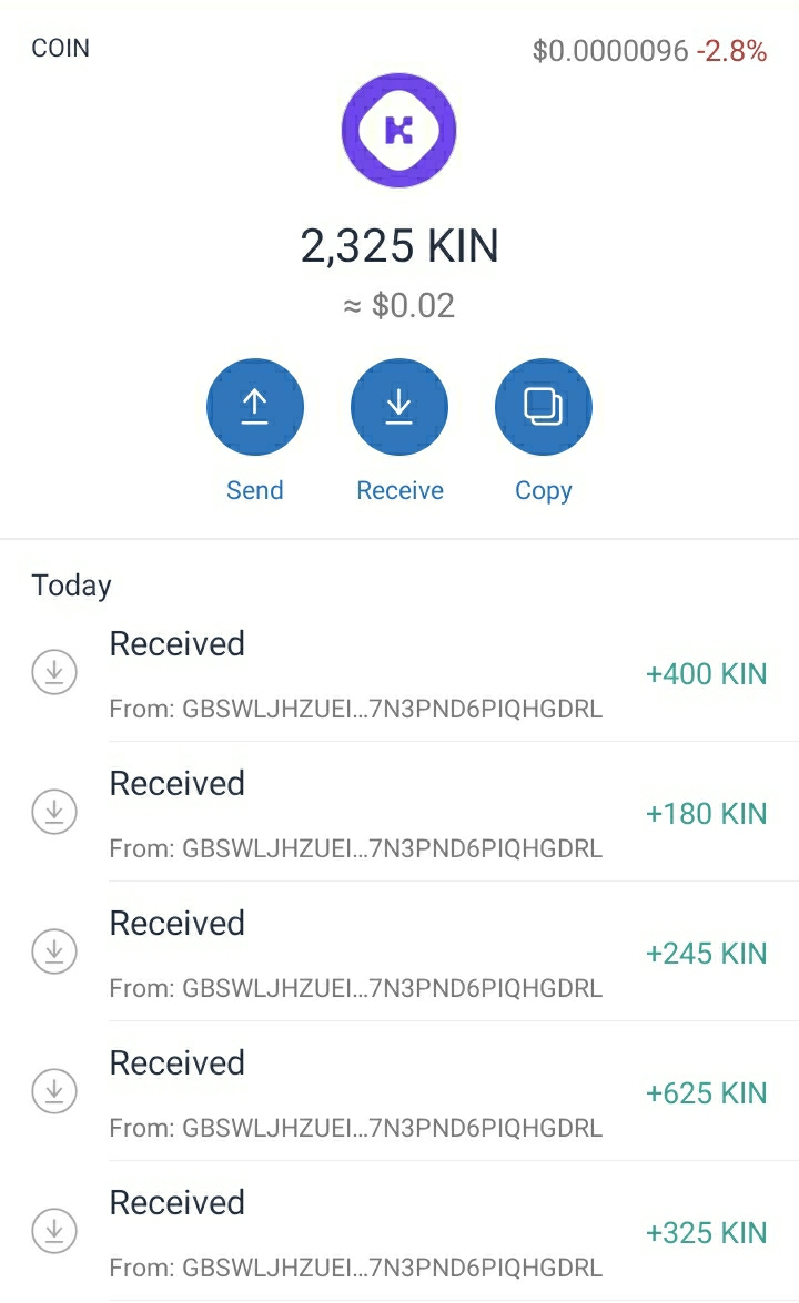 ✳️ دریافت رایگان ارز دیجیتال kin