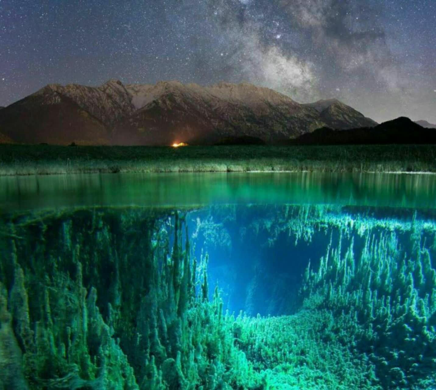 تصویری نفس گیر از سه جهان در یک قاب!