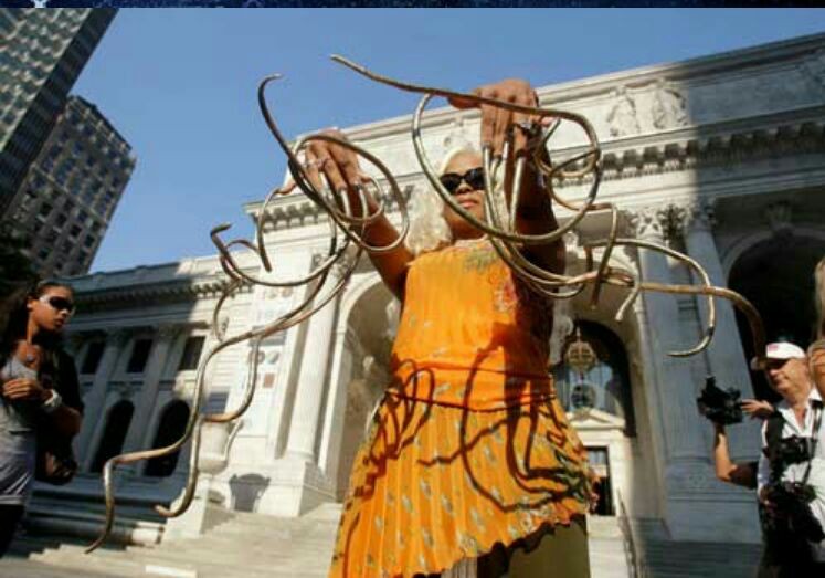 بلندترین ناخن جهان