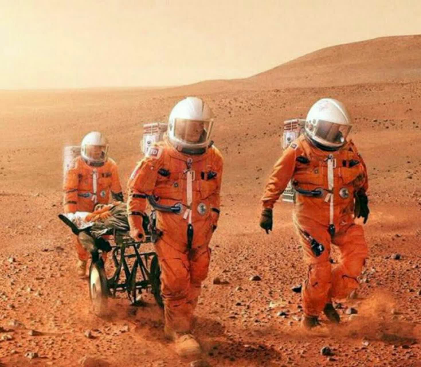 95% اتمسفر مریخ دی اکسید کربن است