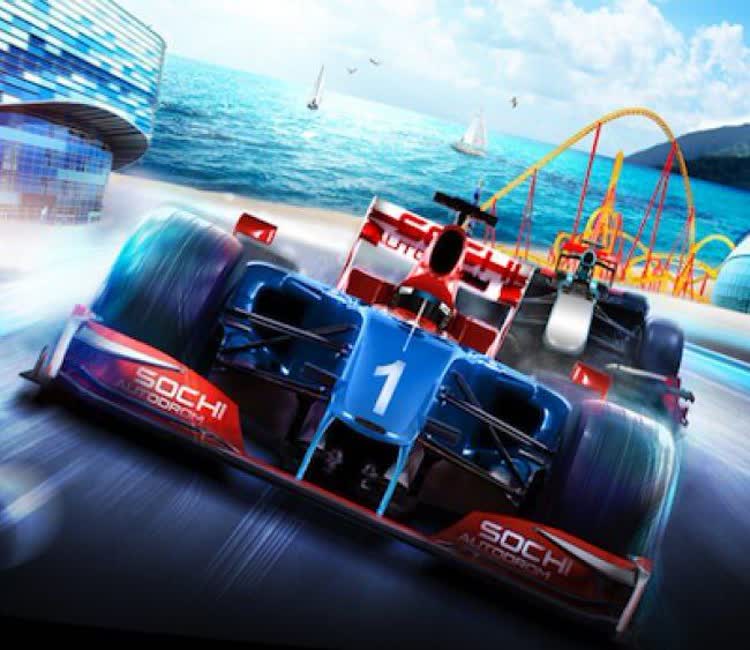 ماشين مسابقه ى فرمول يك