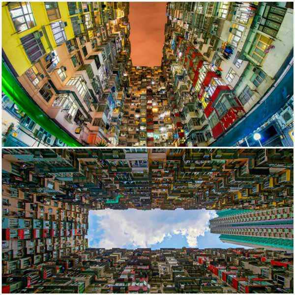 شلوغ ترین ساختمان جهان درهنگ کنگ