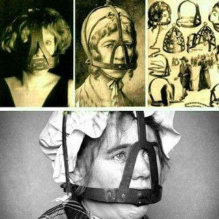 پوزه بند برای زنان در قرون وسطی