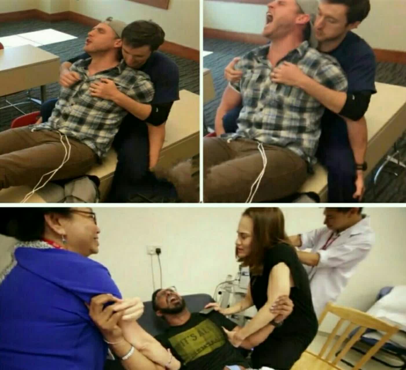 شبیه سازی درد زایمان برای مردان