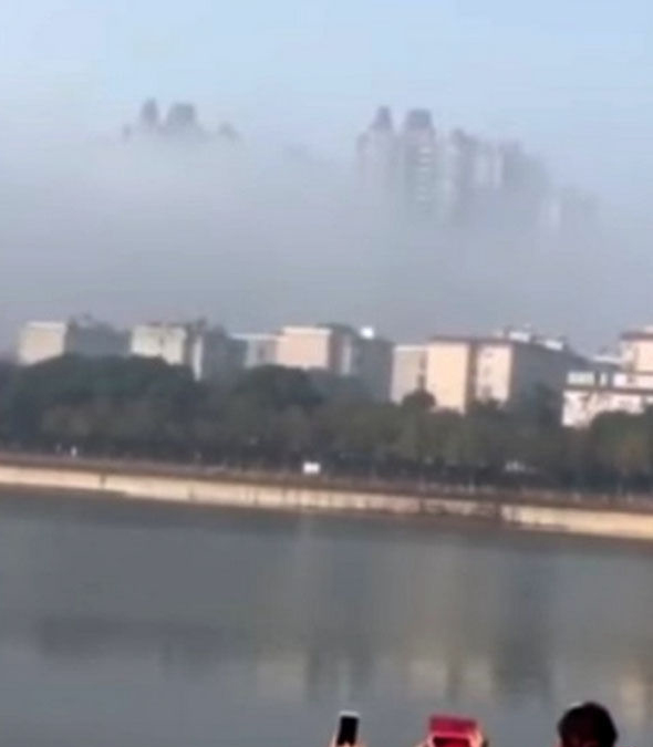 شهری درآسمان چین