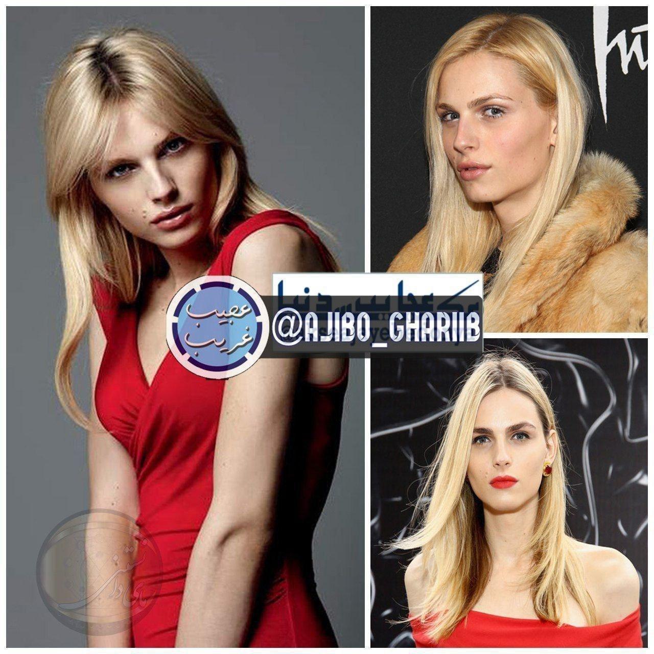 آندریا پژیک مدل موفق دوجنسیتی کانادا