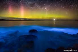 آب های بیولومینسانسی در تاسمانی