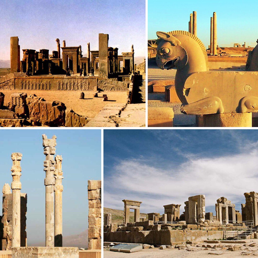 درستونهای تخت جمشید از هیچ ملاتی استفاده نشده