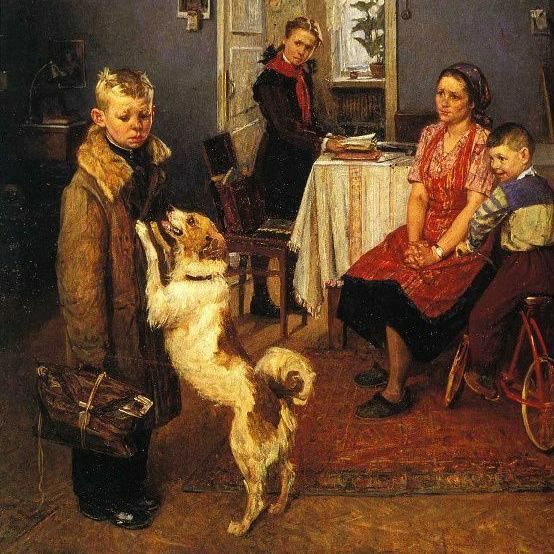 نام تابلو "با من همانند سگ رفتار کنید"