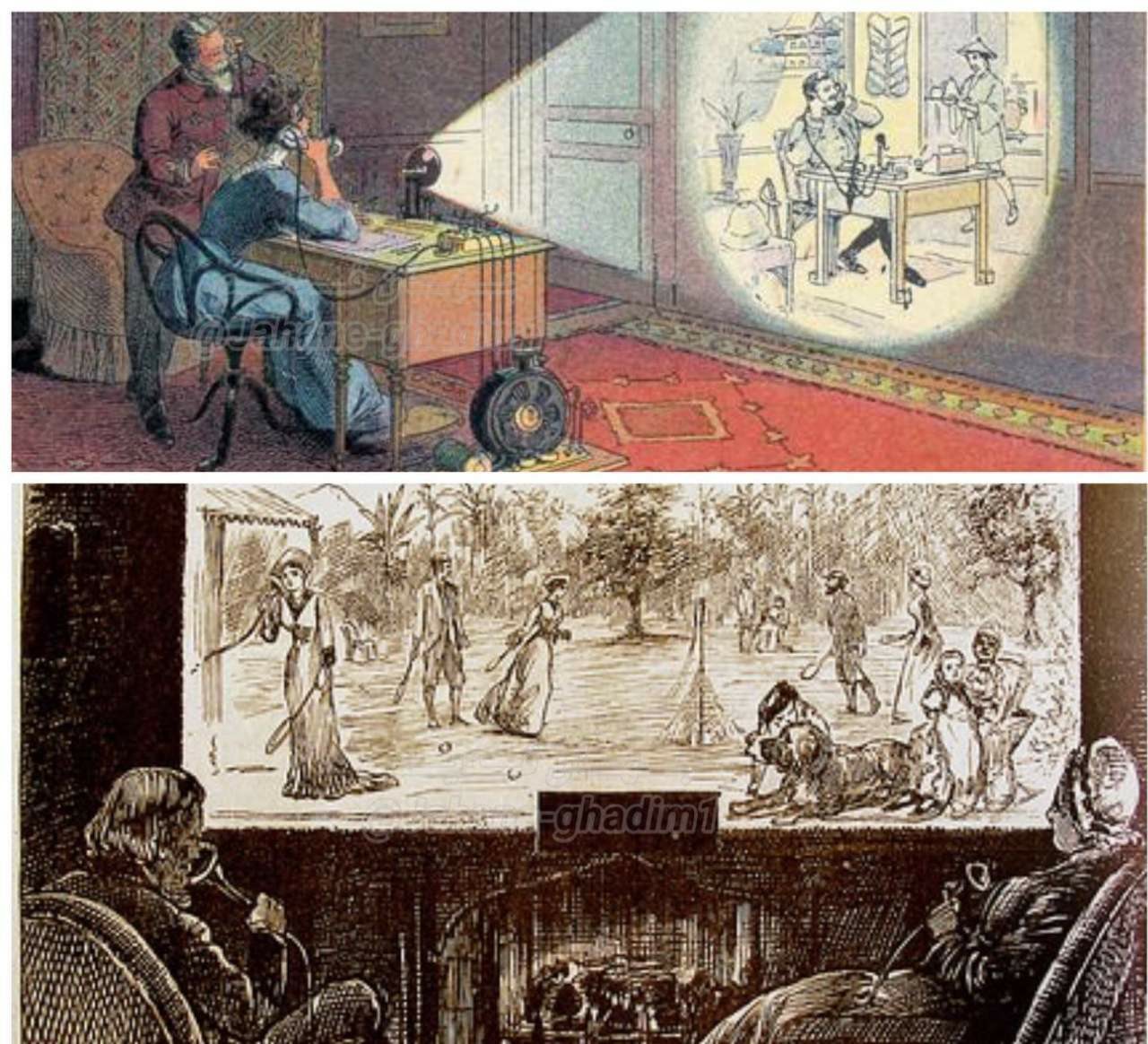 ویدئو چت طرح 140 سال پیش جورج دوماریو