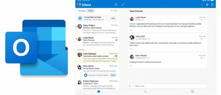 بروزرسانی Microsoft Outlook
