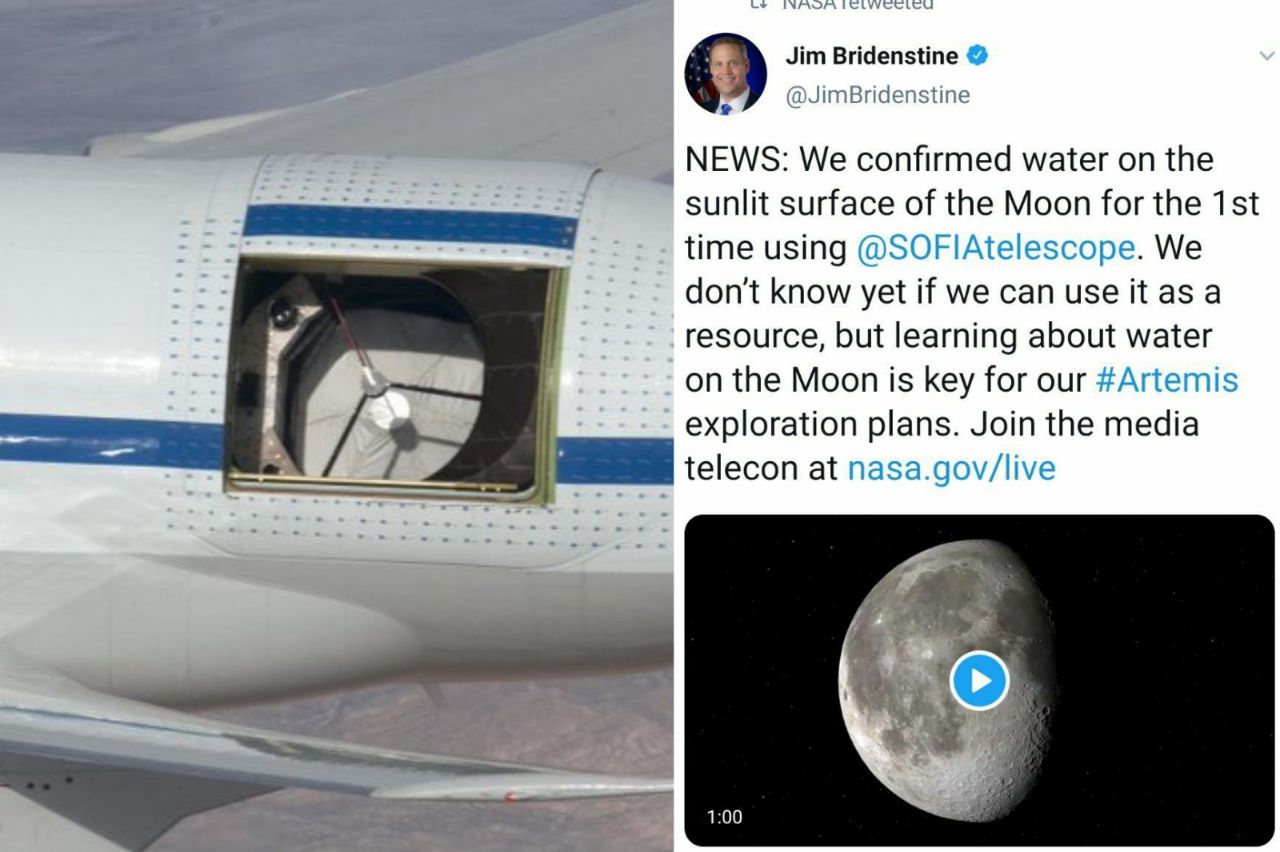 ناسا خبر از وجود آب روی ماه داد