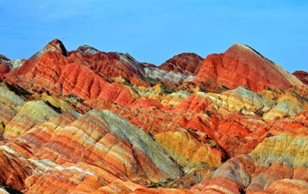 hangy Danxia در گانسو ، چین