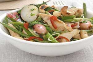 طرز تهیه سالاد برای شام