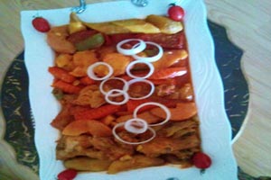 غذای رژیمی، تاس کباب با مرغ