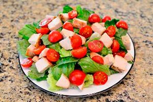 سالاد گوجه فرنگی کباب شده! شام سبک