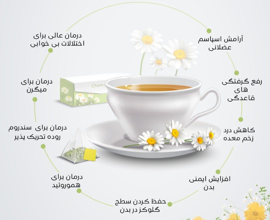 فواید بابونه