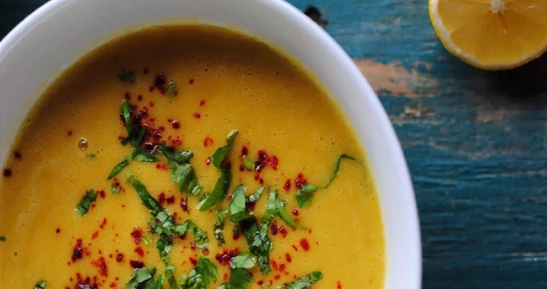 سوپ عدس خوشمزه