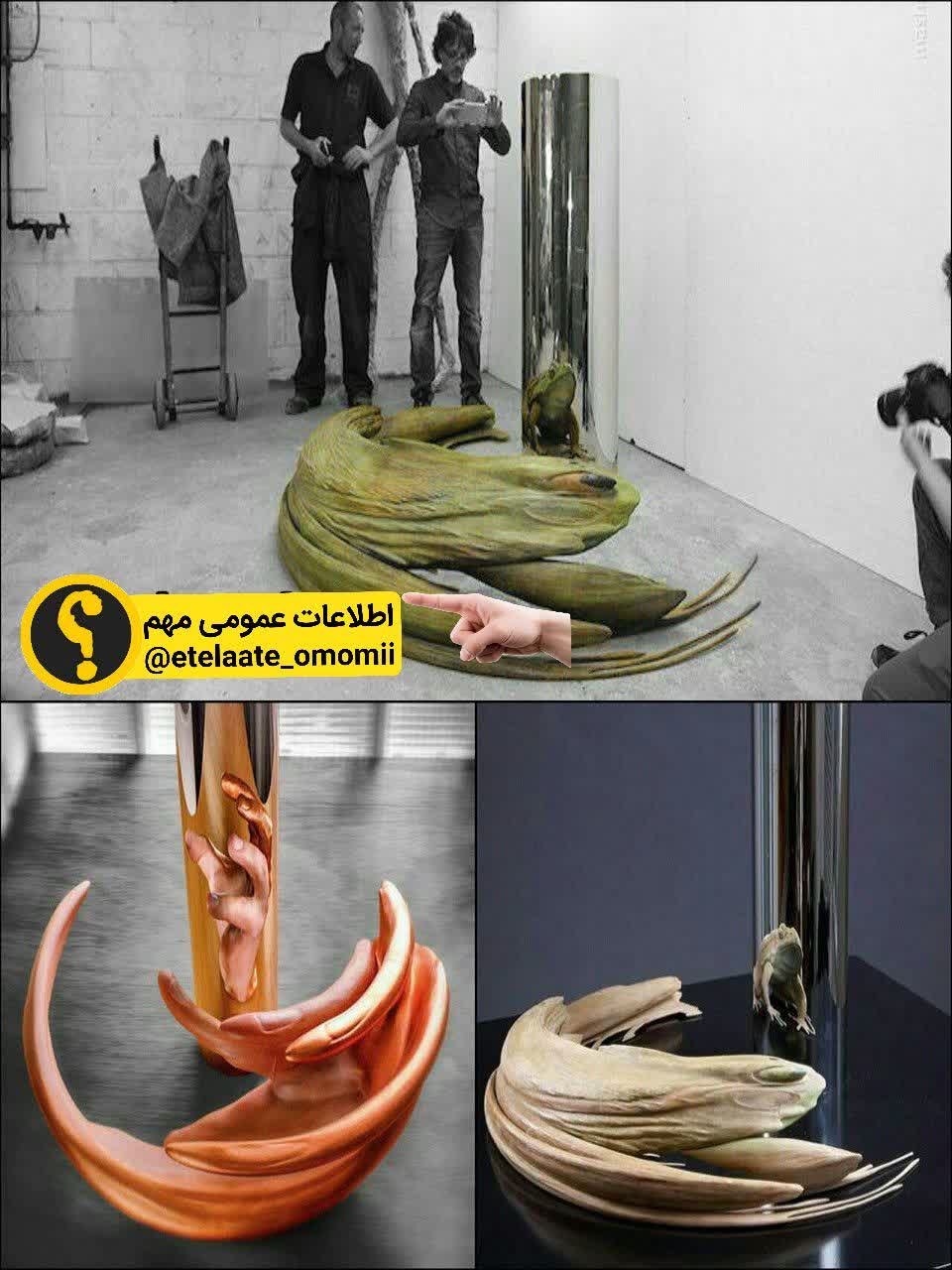 مجسمه‌هایی که فقط از درون آینه دیده می‌شوند