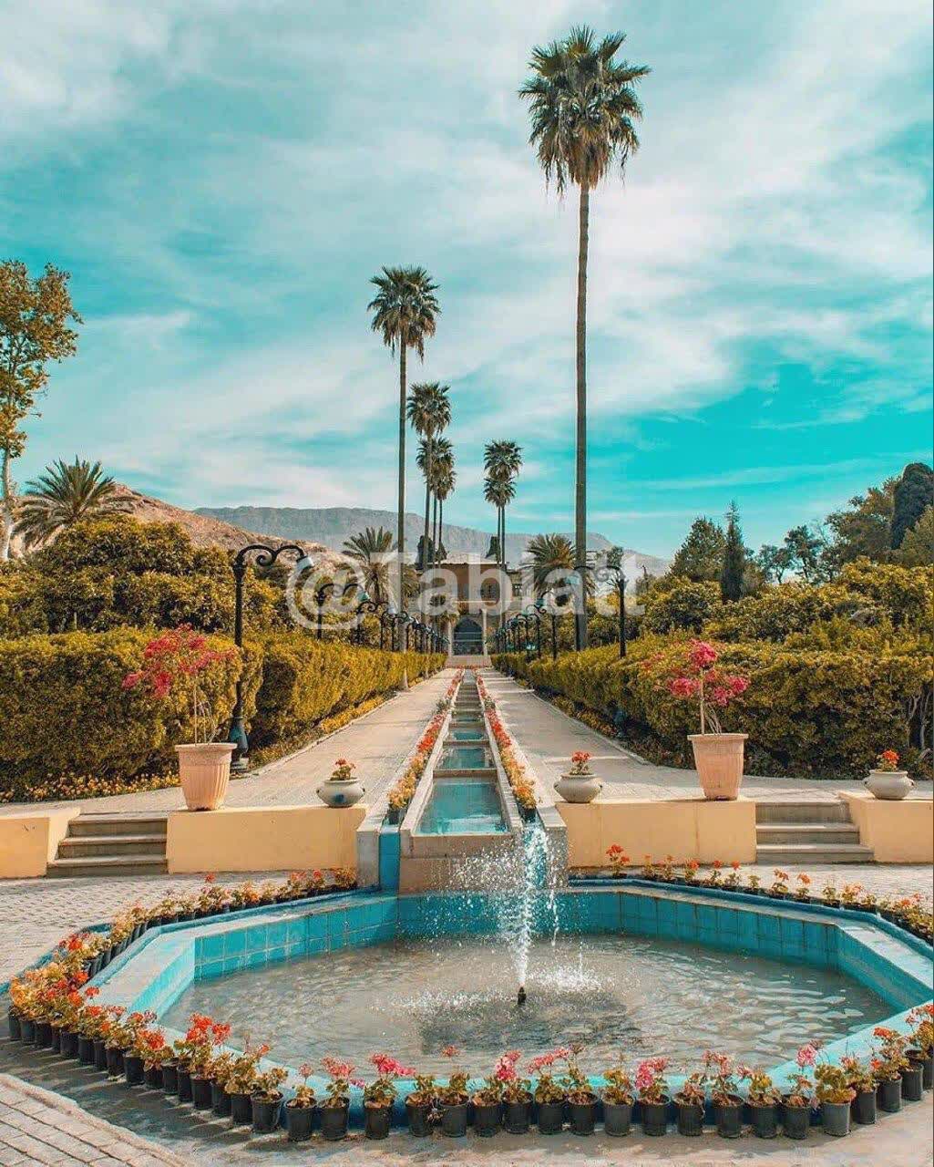 باغ دلگشا ؛ در نزدیکی آرامگاه سعدی