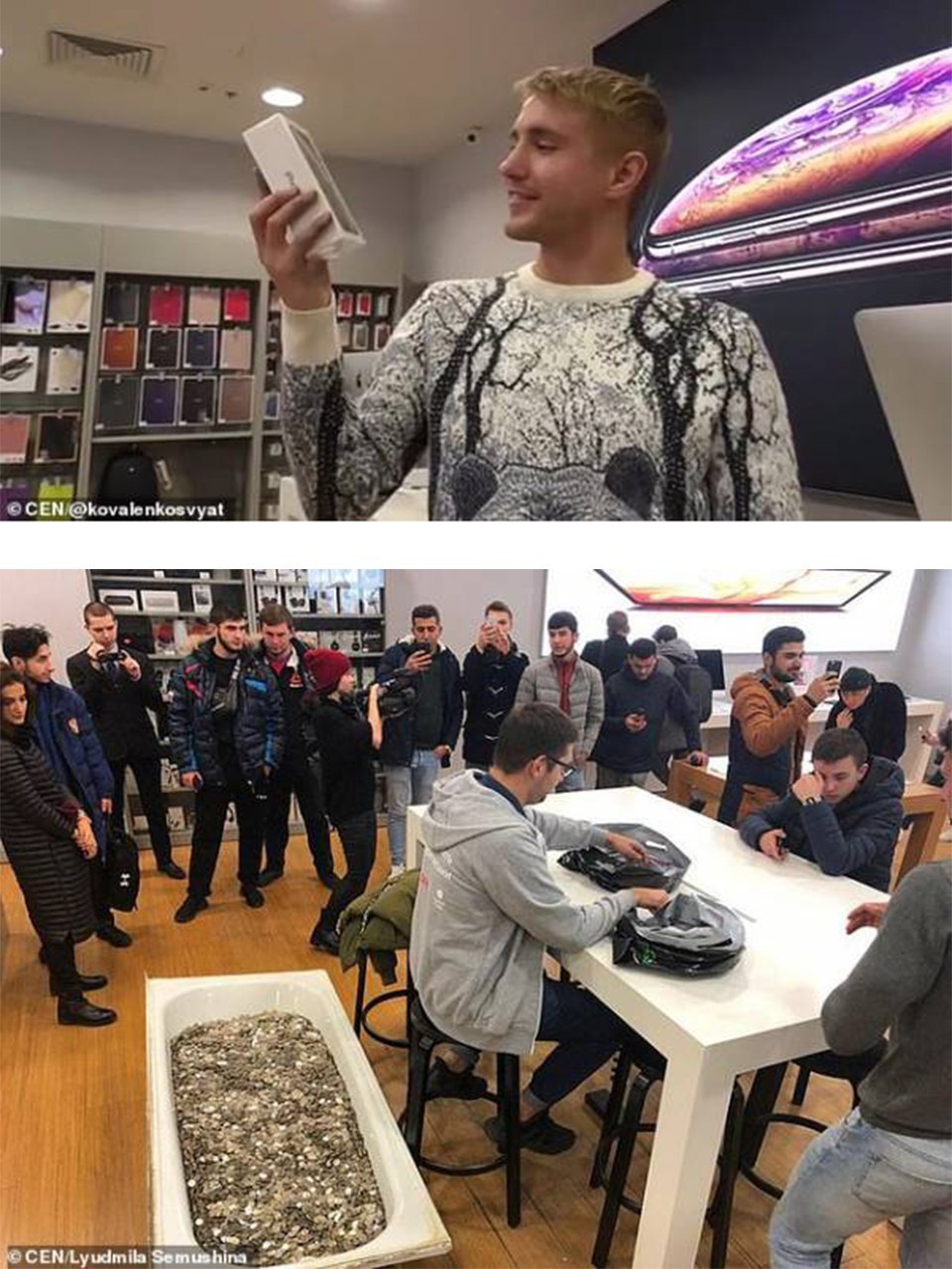 خرید عجیب آیفون 