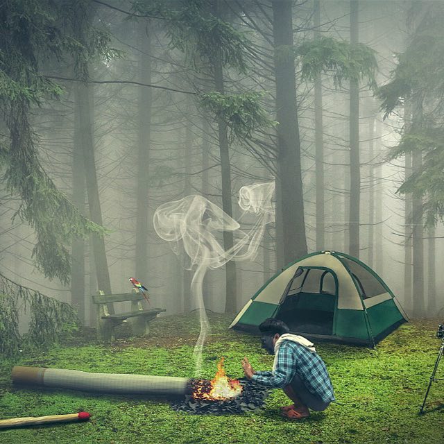  میزان آلودگی ته سیگار 