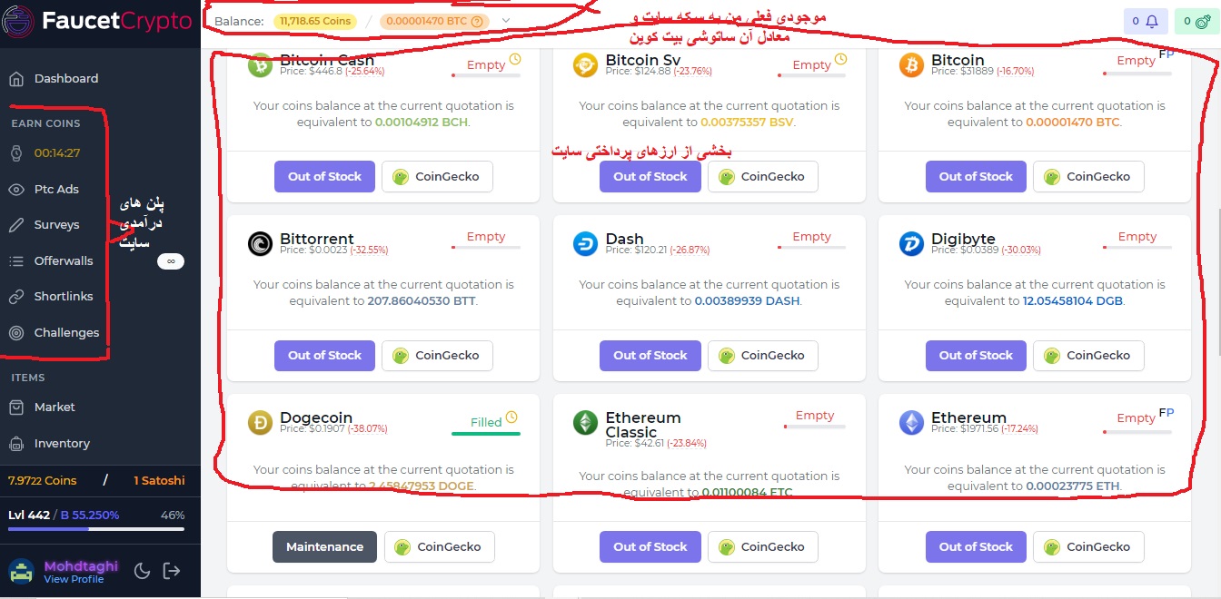 درآمد با 20 نوع ارز دیجیتال 