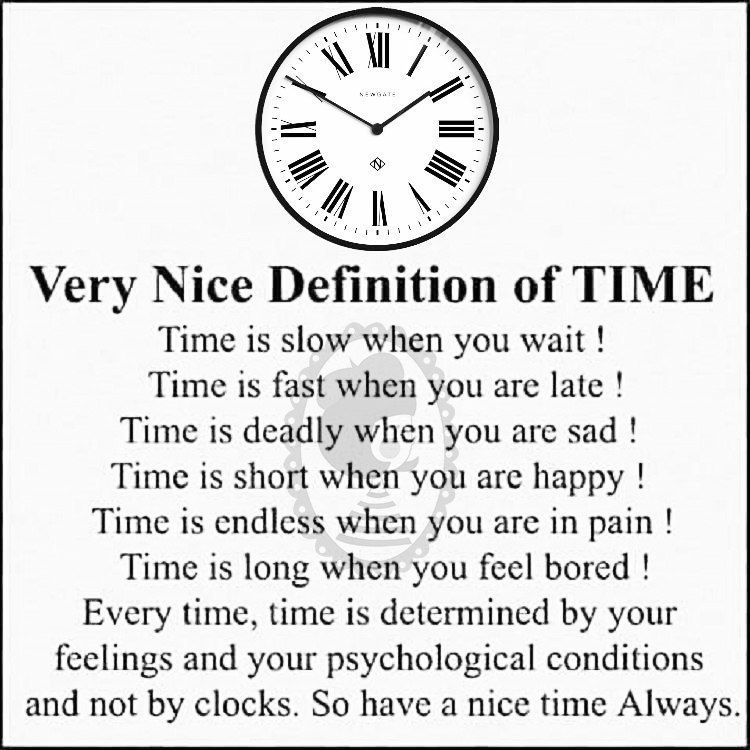 تعريف بسيار زيبا از زمان
