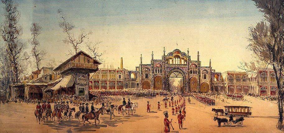 تهران در سال ١٨٩٥ميلادي