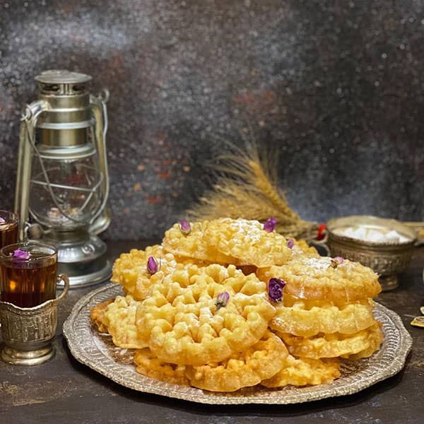 طرز تهیه شیرینی نان پنجره ای