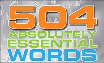 دانلود فایل ۵۰۴ واژه ضروری انگلیسی‎ 