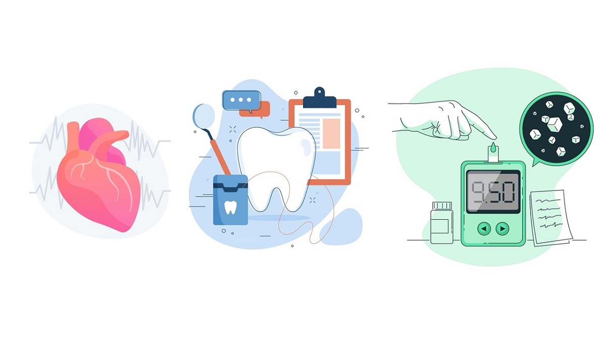 دندانپزشکی و بیماری‌های قلبی و دیابت