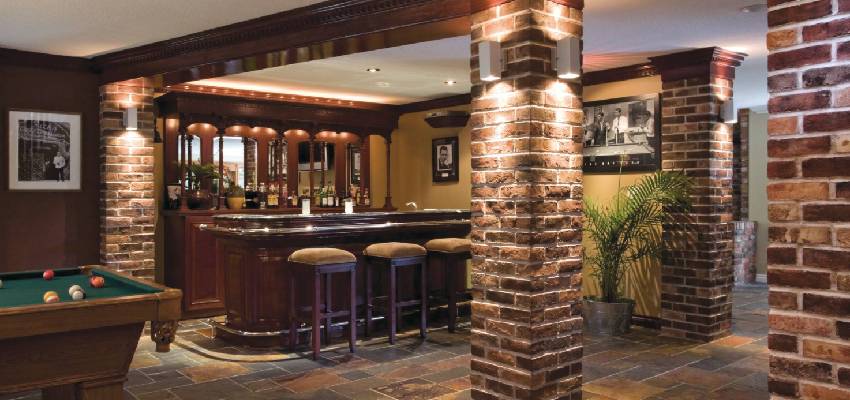 آجر نما سنتی داخل منزل